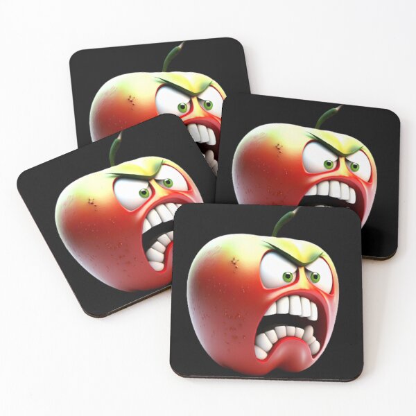 Item preview, Angry Apple designed and sold by Scrumptious Designs.