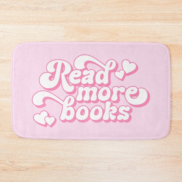 Item preview, Read More Books - Books Lover Quote Retro Sweet Pink Typography designed and sold by Cawaiico.
