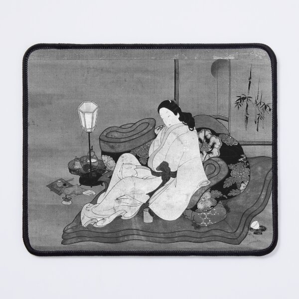 Item preview, A Lady in Bed Edo period 18th Century Japan designed and sold by EnR-designs.