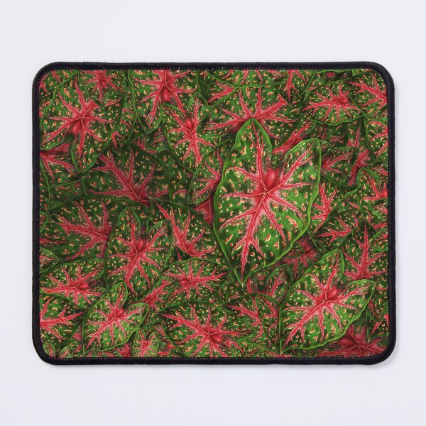 Item preview, Lush, tropical caladium leaves mosaic designed and sold by Wukasch.