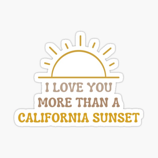 California Dream Sticker Santa Cruz Los Angeles San Diego Malibu Santa  Monica Socal I Love CA Sticker Beach City & Travel -  Canada