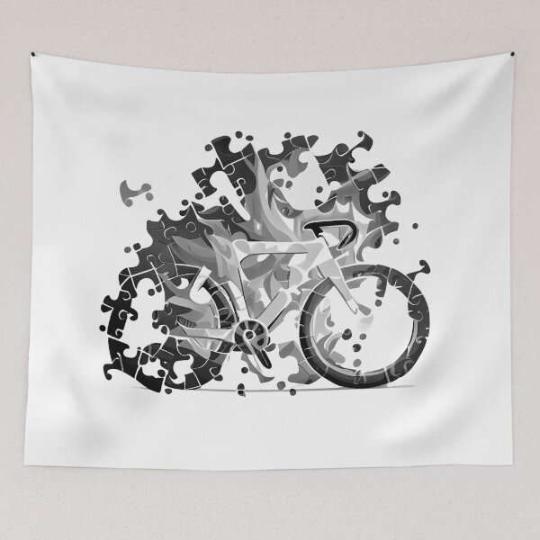 Item preview, Bike Bicycle Graphic Design for the Bike Ride Enthusiast who is always looking for new and innovative ways to enjoy their rides designed and sold by TourDePassion.