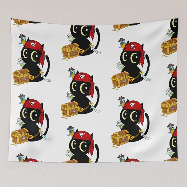 Item preview, Halloween Pirate Black Cat designed and sold by Pet Station.