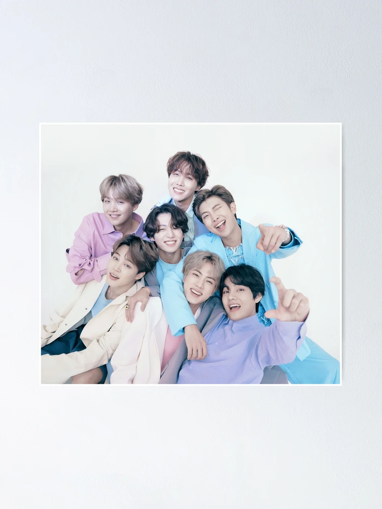 レアBTS グループ写真 巾着袋 防弾少年団(BTS) - 新品 BTS Island in the SEOM 巾着袋 布ポーチ