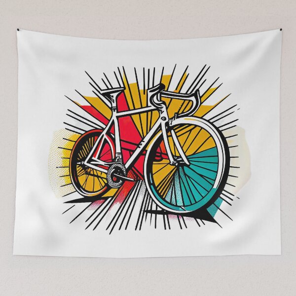 Item preview, Bike Bicycle Graphic Design for the Bike Rider Lover who wants to combine their passion for biking with their love of art. designed and sold by TourDePassion.