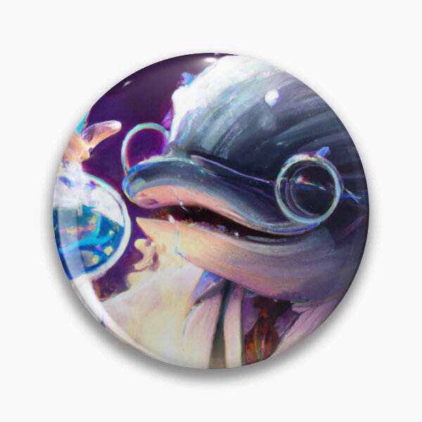 Item preview, Mad dolphin scientist experimenting designed and sold by Perryfranken.