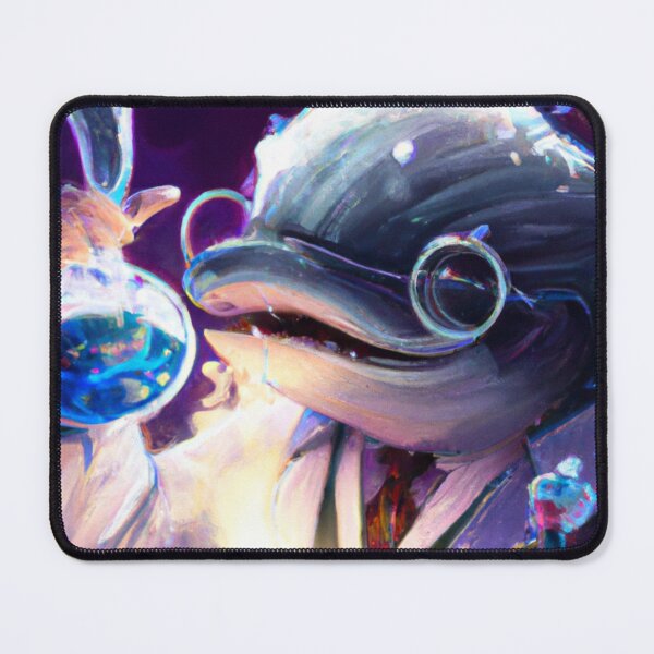 Item preview, Mad dolphin scientist experimenting designed and sold by Perryfranken.