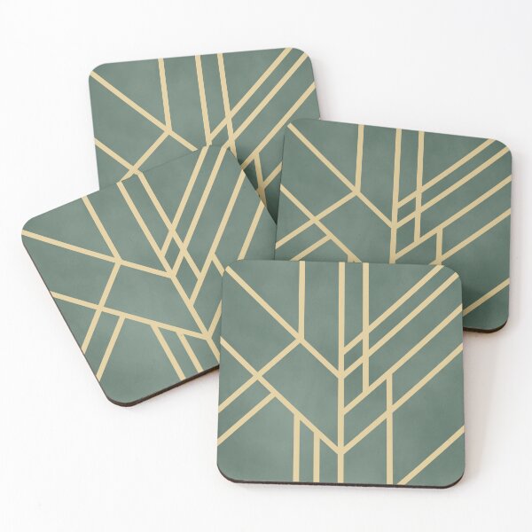 Item preview, Art Deco Design - green designed and sold by BattaAnastasia.