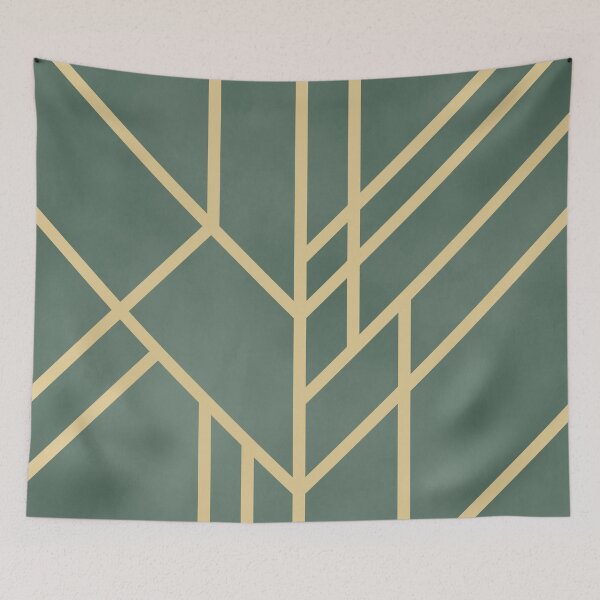 Item preview, Art Deco Design - green designed and sold by BattaAnastasia.
