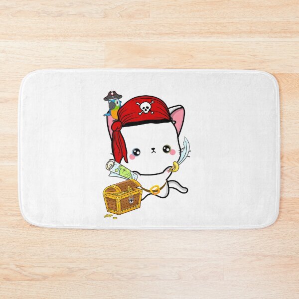 Item preview, Halloween Pirate White Cat designed and sold by Pet Station.