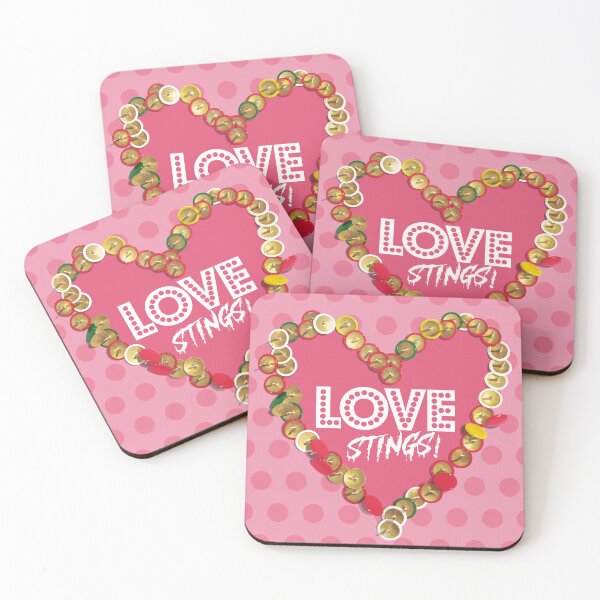 Item preview, Love Stings - Pink designed and sold by WVortex.
