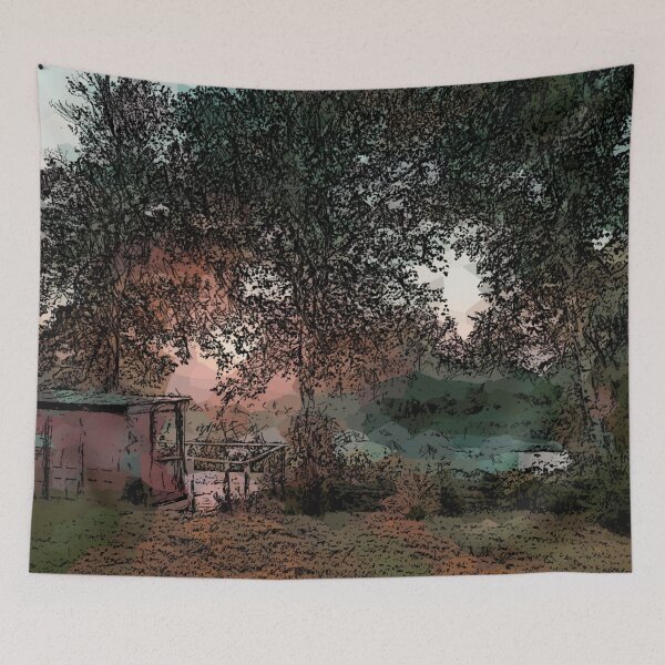 Item preview, Geodesic Sunrise designed and sold by Leslie Montgomery Art.