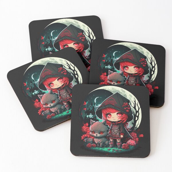 Item preview, Kawaii Chibi Red Riding Hood and her Werewolf Pet designed and sold by The-Sinister.