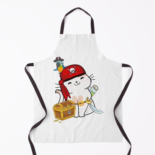 Item preview, Halloween Pirate White Cat designed and sold by Pet Station.
