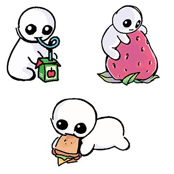 TBH creature eating a sandwich | Sticker