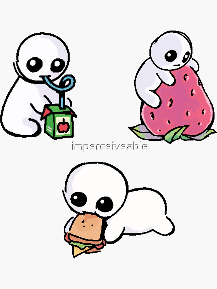 TBH creature eating a sandwich | Sticker