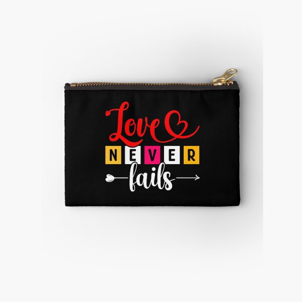 Item preview, Love Never Fails Cute Valentines Love Inspirational Quote designed and sold by topdesignarts.