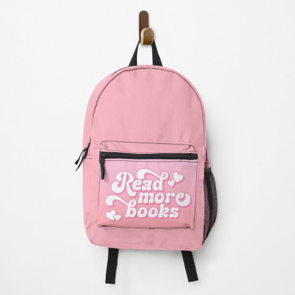 Item preview, Read More Books - Books Lover Quote Retro Gradient Pink Typography designed and sold by Cawaiico.