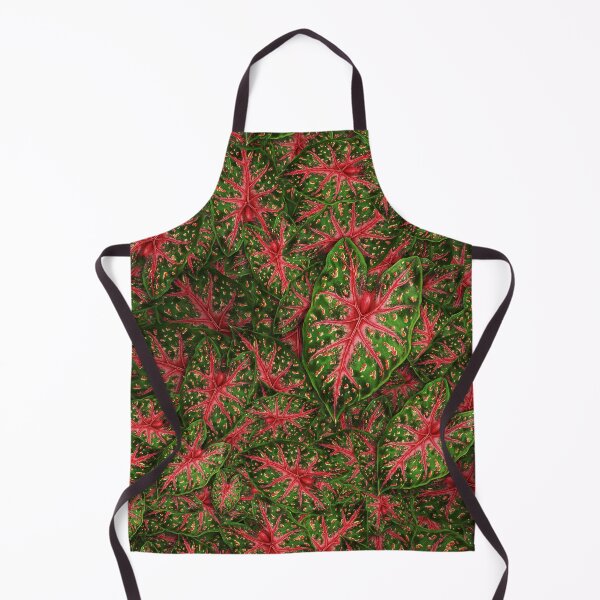 Item preview, Lush, tropical caladium leaves mosaic designed and sold by Wukasch.