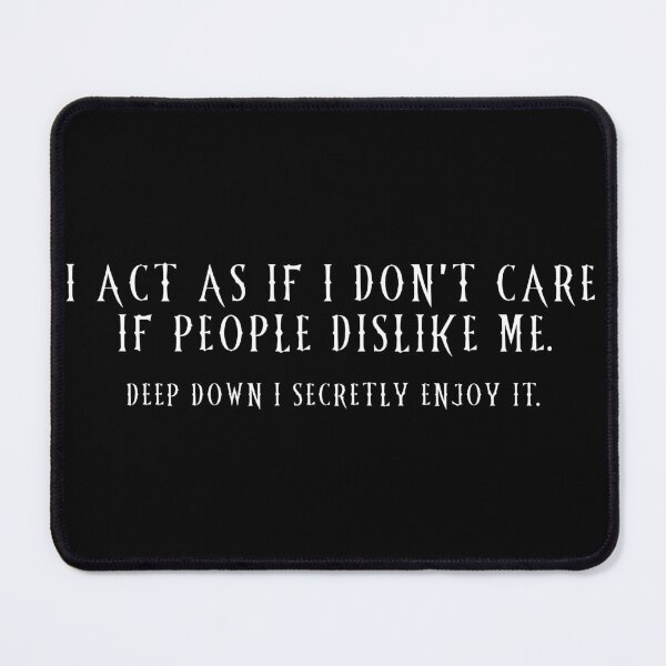Item preview, I Act As If I Don't Care designed and sold by CharXena.