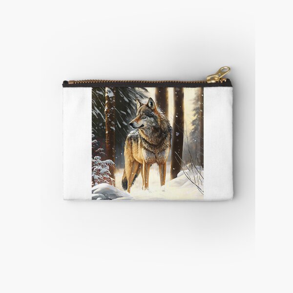 Item preview, Wolf in the snowy forest designed and sold by Globuwear.
