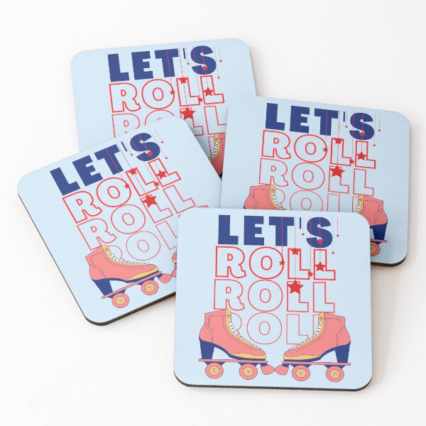 Item preview,  Lets roll Skate blue designed and sold by Escapene.