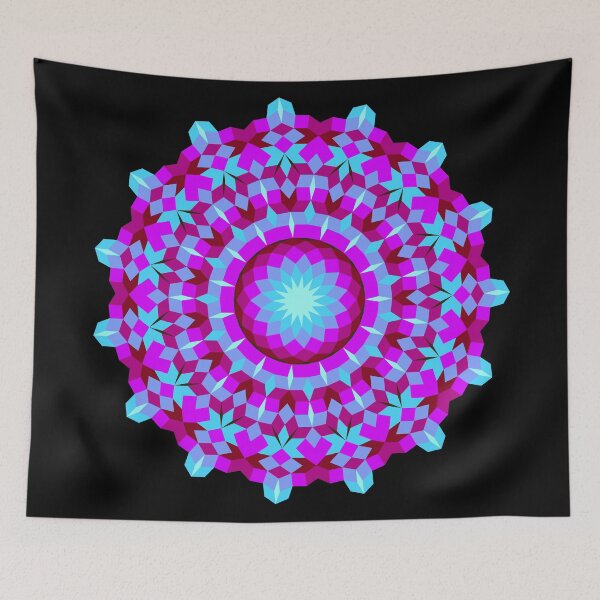 Item preview, Patrón de cuadrícula de mandala #1507304-120 designed and sold by PenroseGrids.