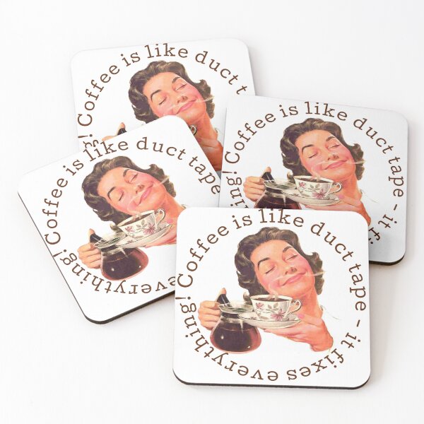 Item preview, Coffee is Like Duct Tape - It Fixes Everything! Coffee Lover Gift. designed and sold by SSustainable.