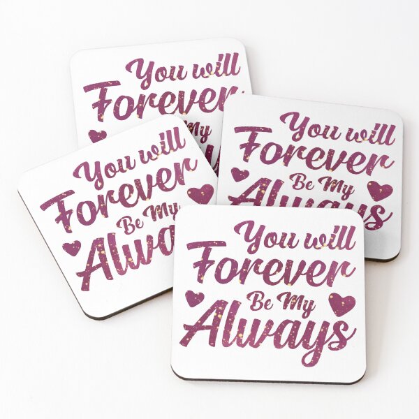 Item preview, You will forever be me always , love, designed and sold by Souushop.