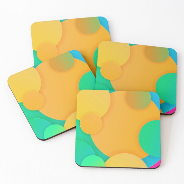 Item preview, Circular Pattern Design in Mustard, Green and Blue Shades designed and sold by hedru.