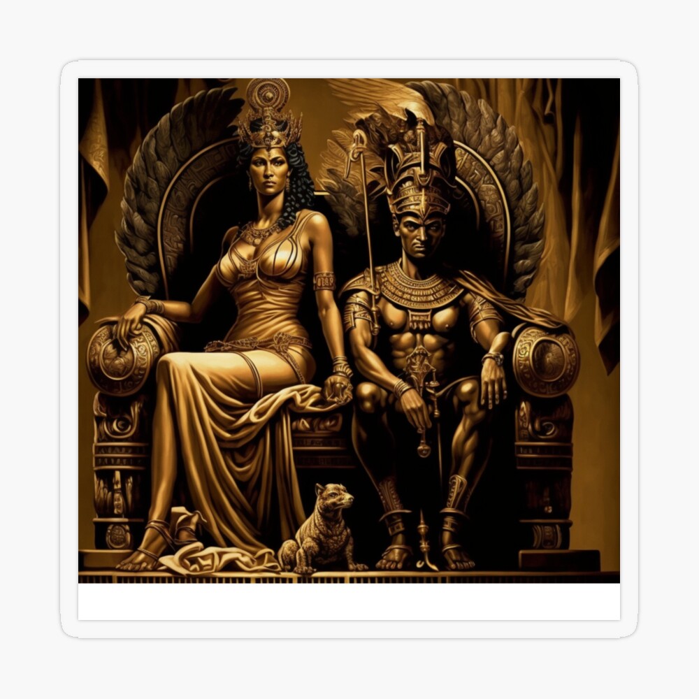 QUEEN CLEOPATRA AND PTOLEMY XIV | Poster