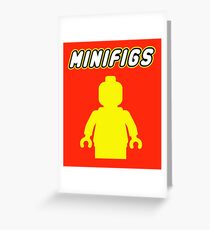 MINIFIGS Greeting Card