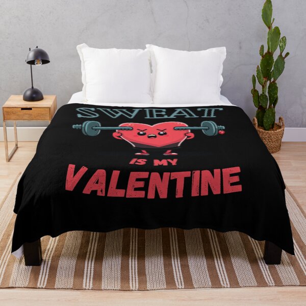 Item preview, Sweat Is My Valentine - Funny Valentine gift for gym lovers designed and sold by Cr4ftyCreations.