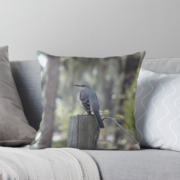 Item preview, Mocking bird on a fence post designed and sold by abacoian.