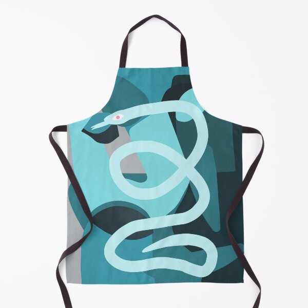 Item preview, Abstract Cerulean Snake Art designed and sold by TheaDesign.