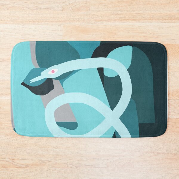 Item preview, Abstract Cerulean Snake Art designed and sold by TheaDesign.