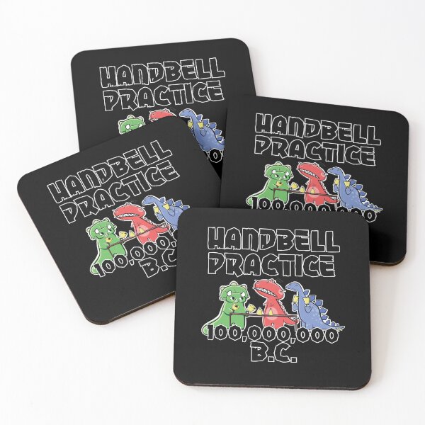 Item preview, Handbell Practice 100,000,000 B.C. Cute Dinosaurs Ringers designed and sold by SubtleSplit.