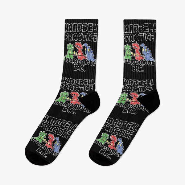 Item preview, Handbell Practice 100,000,000 B.C. Cute Dinosaurs Ringers designed and sold by SubtleSplit.