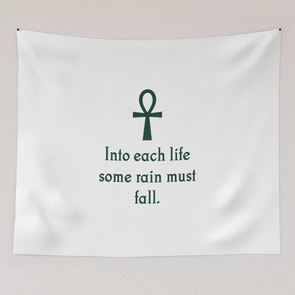 Item preview, Into Each Life Some Rain Must Fall designed and sold by CrankyOldDude.