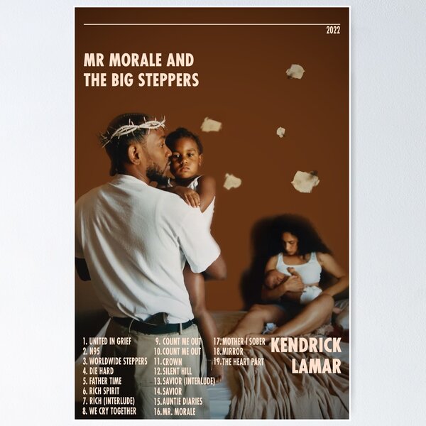 Item preview, Mr. Morale & the Big Steppers - Kendrick Lamar Album Poster | Poster Print | Wall Art | Home Decor Poster designed and sold by bybars.