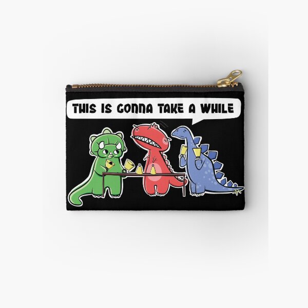 Item preview, Funny Dinosaur Handbell Practice "This Is Gonna Take A While"  designed and sold by SubtleSplit.