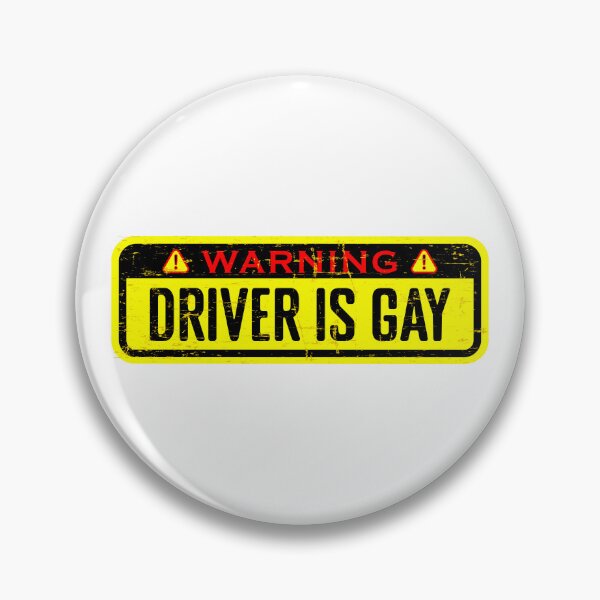 Item preview, human warning label driver is gay, anti gay tesla bumper designed and sold by ramwebroom.