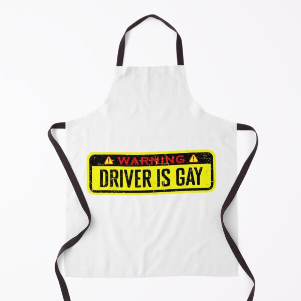 Item preview, human warning label driver is gay, anti gay tesla bumper designed and sold by ramwebroom.