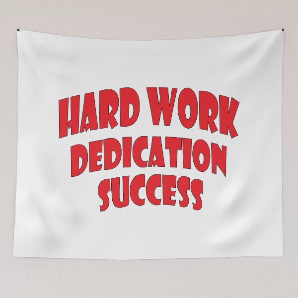 Item preview, Hard work and dedication will give you success designed and sold by Positive Mindzet!.