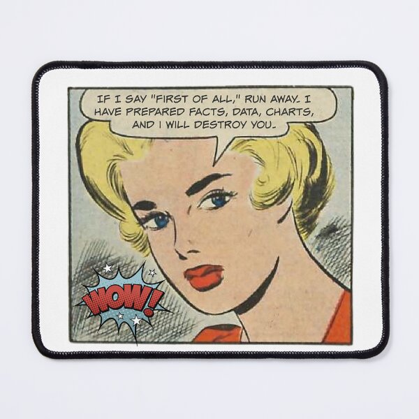 Item preview, If I Say "First of All", Run Away! Snarky Office Worker designed and sold by SSustainable.
