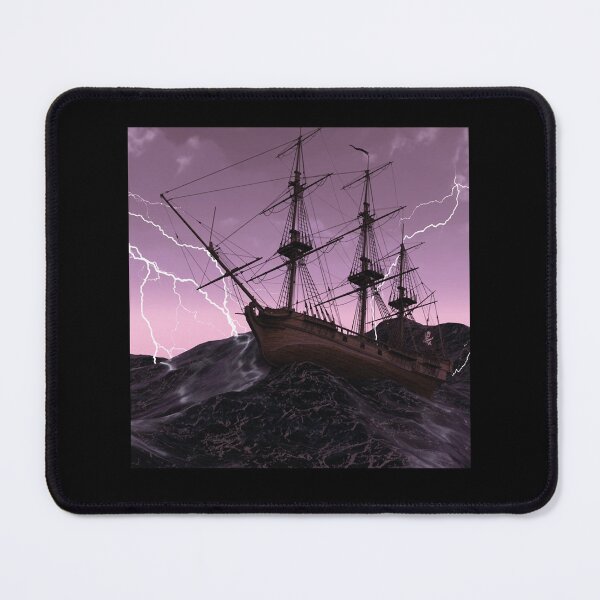 Item preview, Illustration Of A Ship In A Storm designed and sold by Kekefunx.
