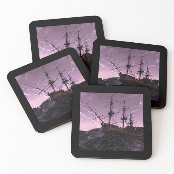 Item preview, Illustration Of A Ship In A Storm designed and sold by Kekefunx.