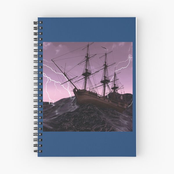 Item preview, Illustration Of A Ship In A Storm designed and sold by Kekefunx.