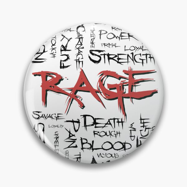 Item preview, Barbarian Rage Word Collage designed and sold by Wouldwork.