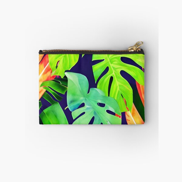 Item preview, Monstera Leaves - colorful tropical leaf pattern designed and sold by Ascooepics.